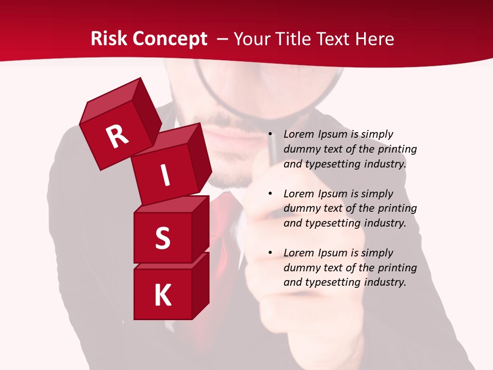 Look Concept Isolated PowerPoint Template