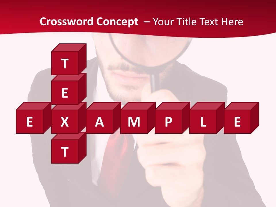 Look Concept Isolated PowerPoint Template