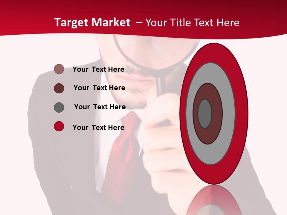 Look Concept Isolated PowerPoint Template