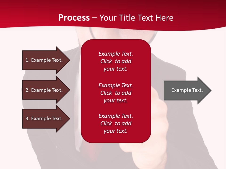 Look Concept Isolated PowerPoint Template