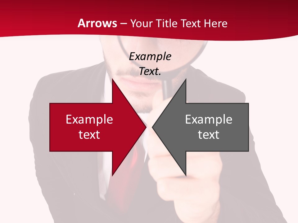 Look Concept Isolated PowerPoint Template