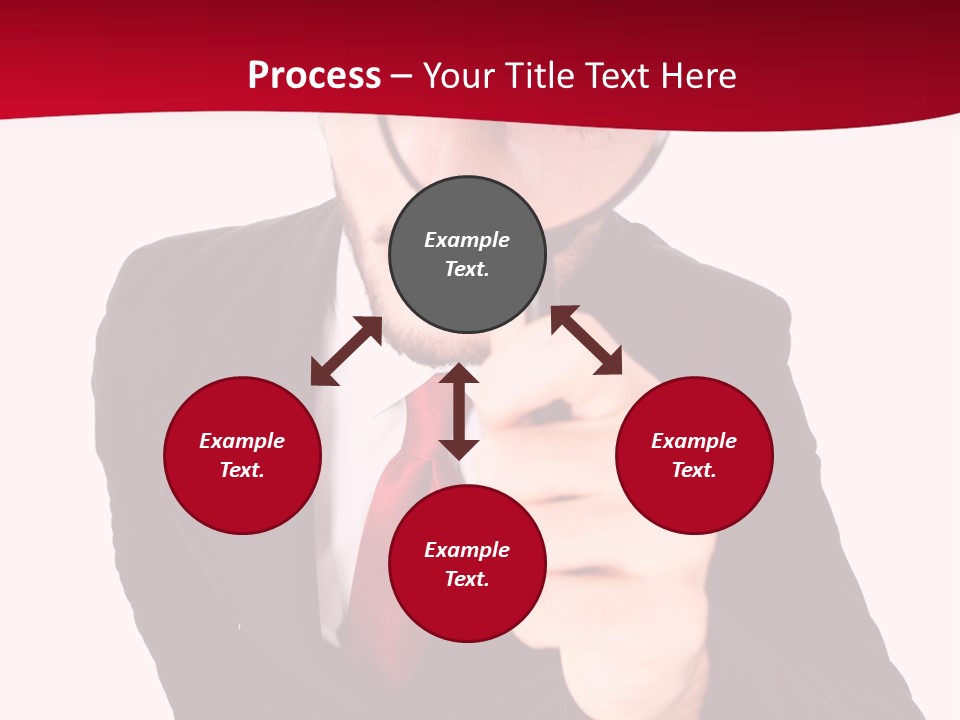 Look Concept Isolated PowerPoint Template