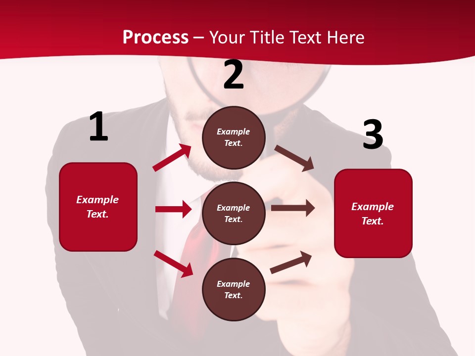 Look Concept Isolated PowerPoint Template