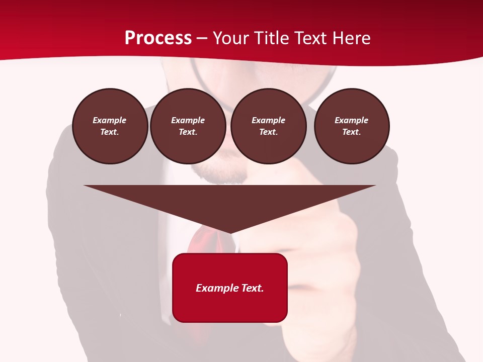 Look Concept Isolated PowerPoint Template