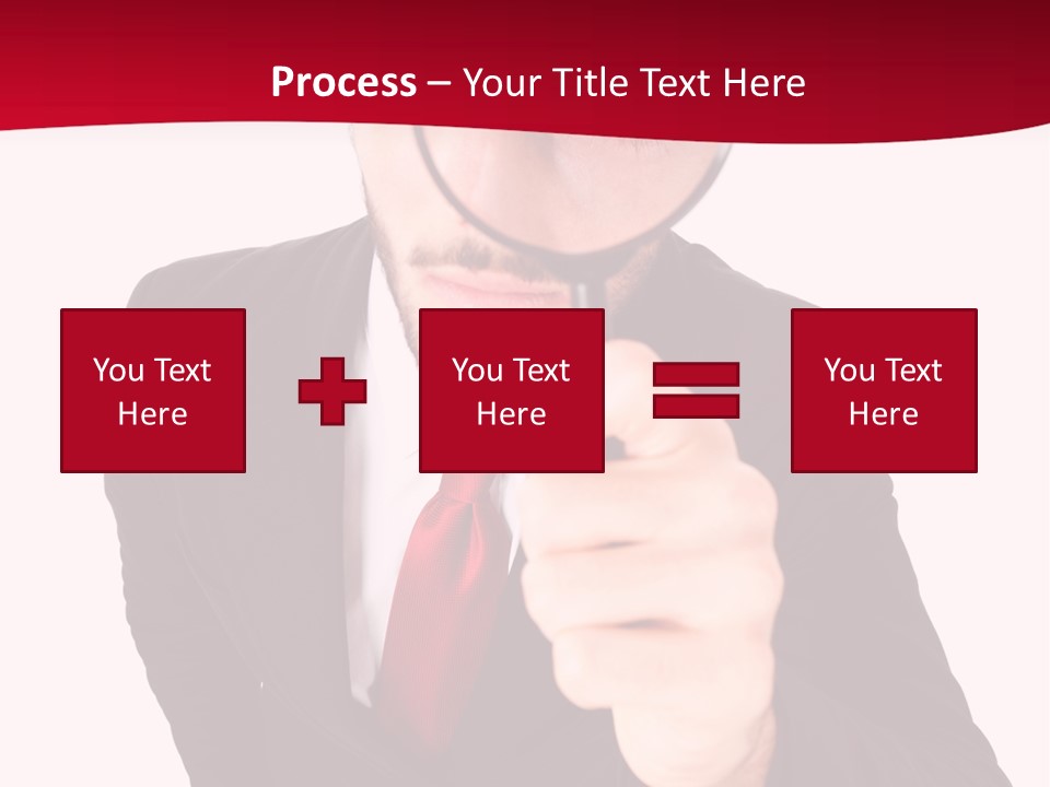 Look Concept Isolated PowerPoint Template