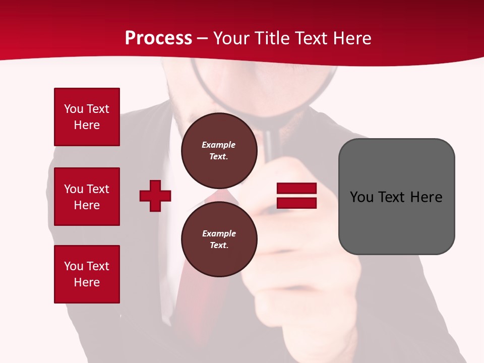 Look Concept Isolated PowerPoint Template