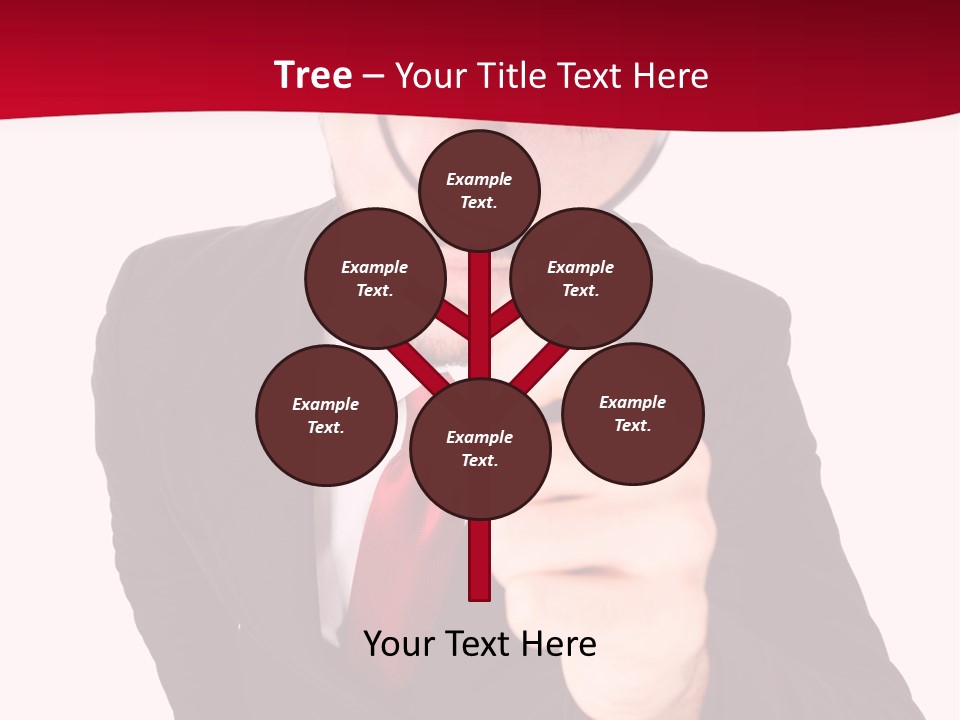 Look Concept Isolated PowerPoint Template