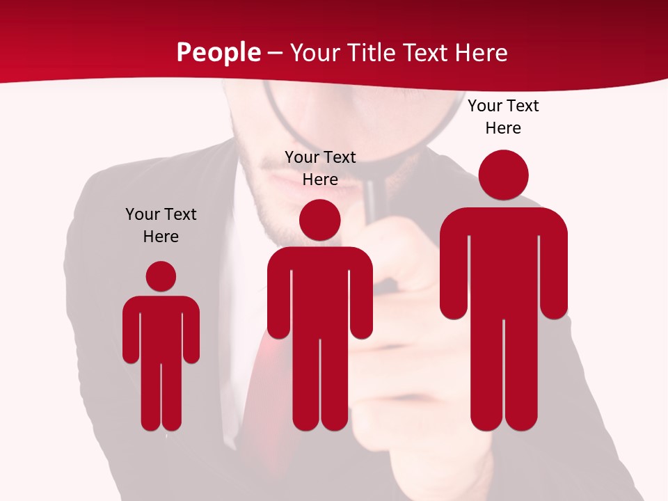 Look Concept Isolated PowerPoint Template