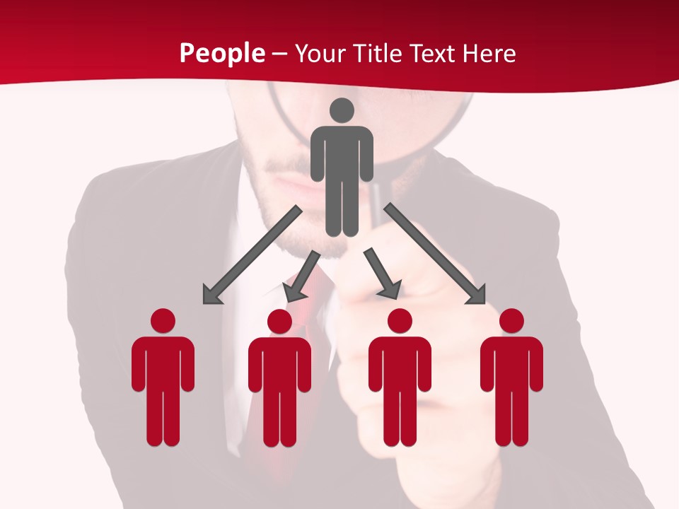 Look Concept Isolated PowerPoint Template