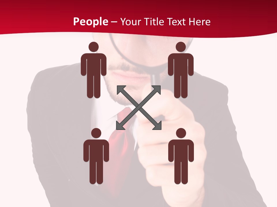 Look Concept Isolated PowerPoint Template