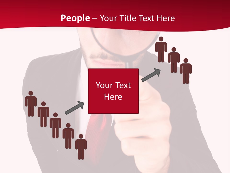 Look Concept Isolated PowerPoint Template