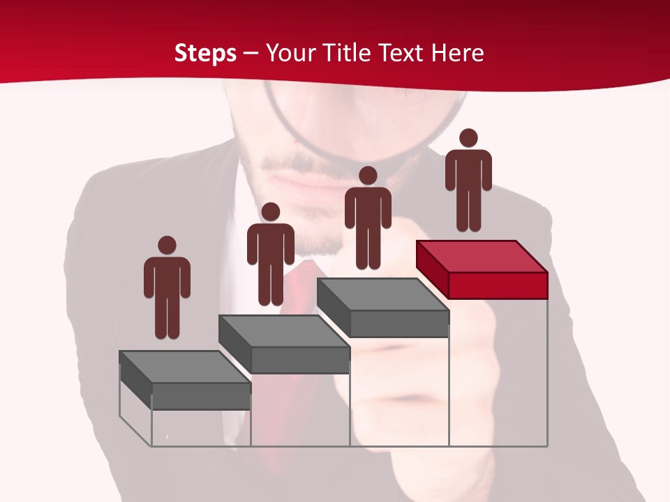 Look Concept Isolated PowerPoint Template