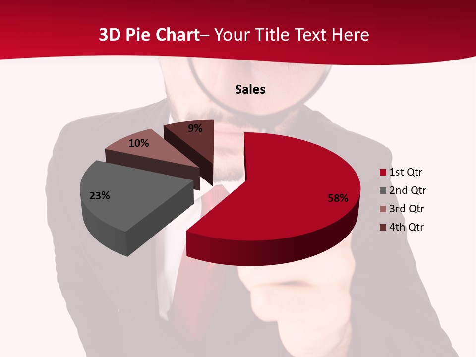 Look Concept Isolated PowerPoint Template