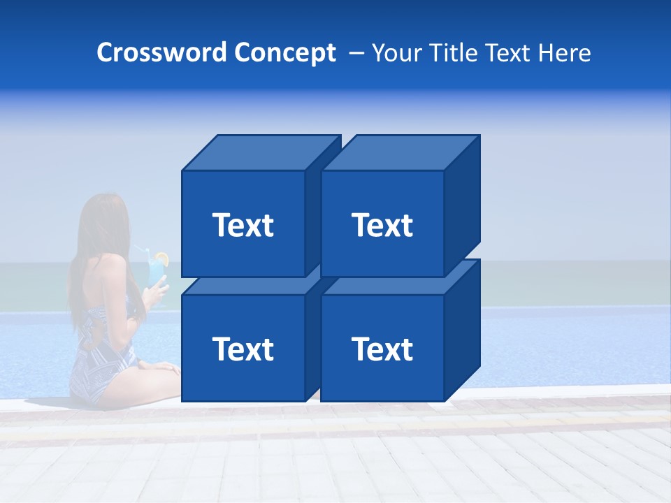 Ocean Beautiful White PowerPoint Template