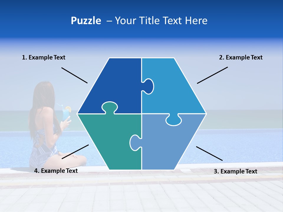 Ocean Beautiful White PowerPoint Template