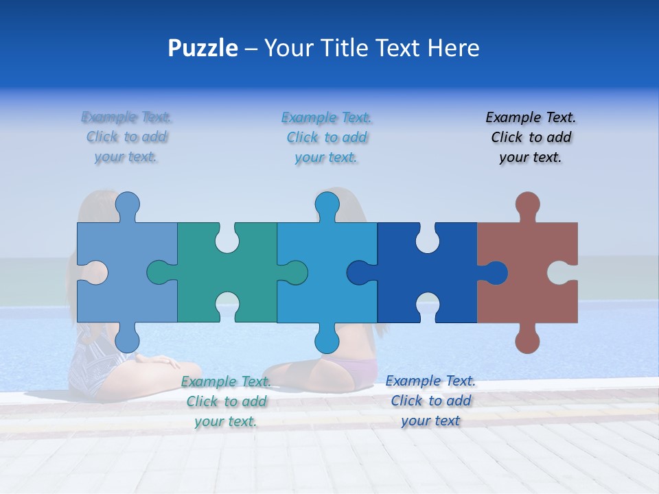 Ocean Beautiful White PowerPoint Template