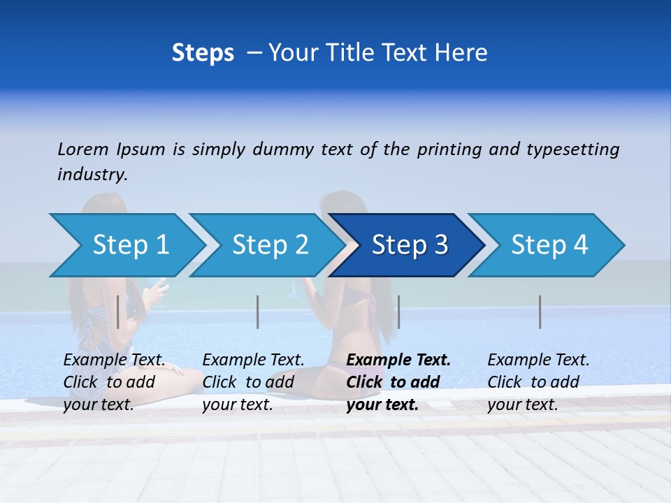 Ocean Beautiful White PowerPoint Template