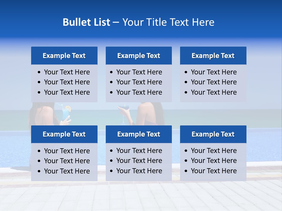 Ocean Beautiful White PowerPoint Template