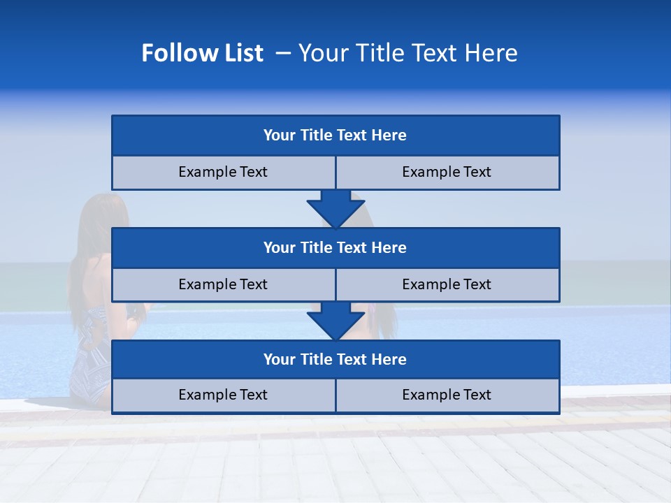 Ocean Beautiful White PowerPoint Template