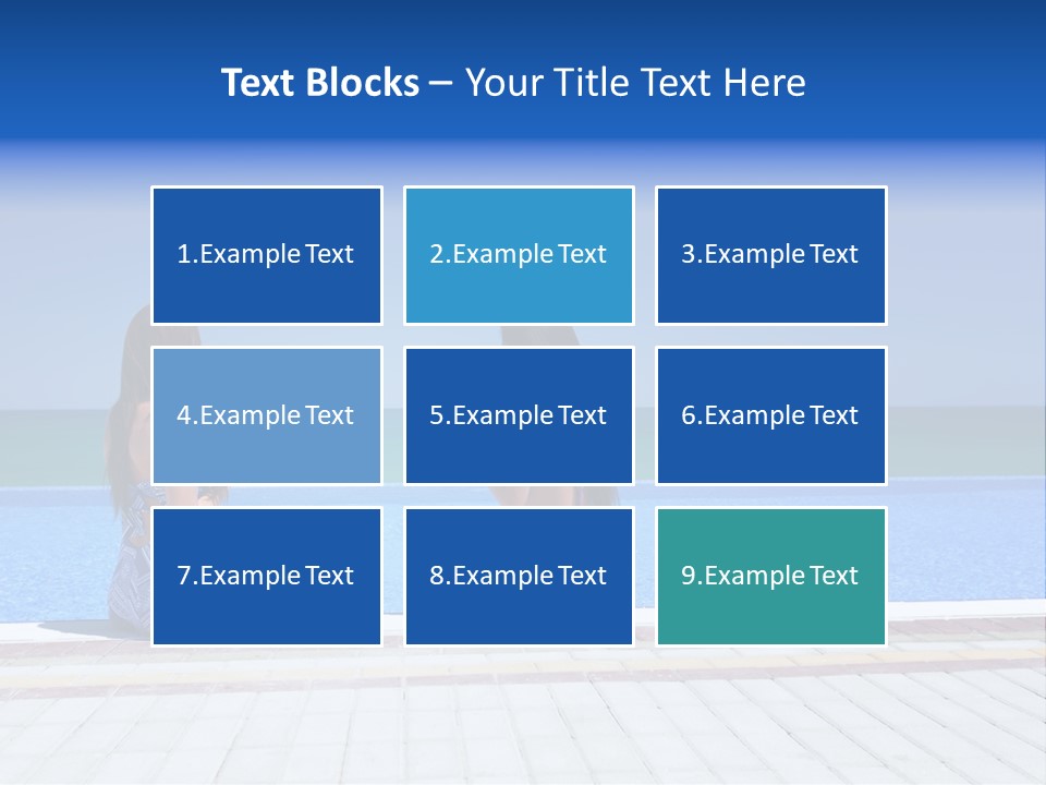 Ocean Beautiful White PowerPoint Template