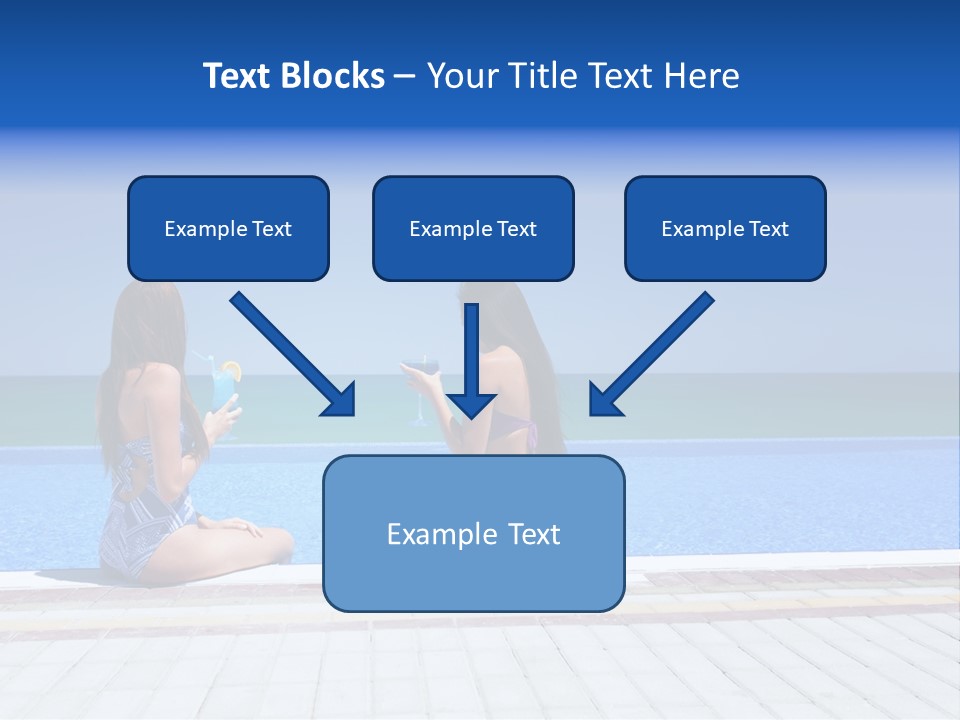 Ocean Beautiful White PowerPoint Template