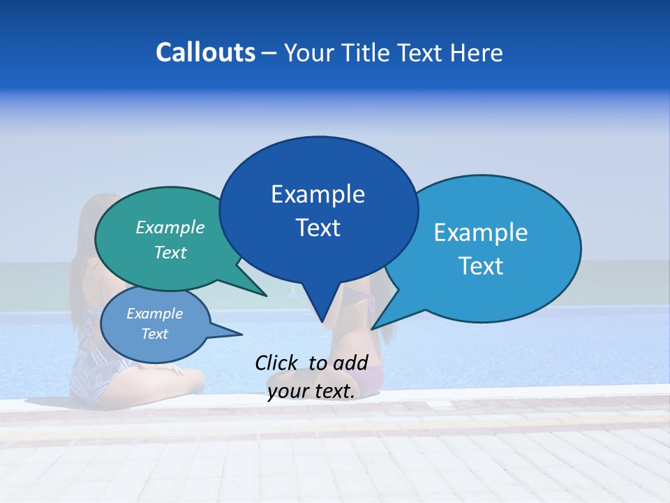 Ocean Beautiful White PowerPoint Template