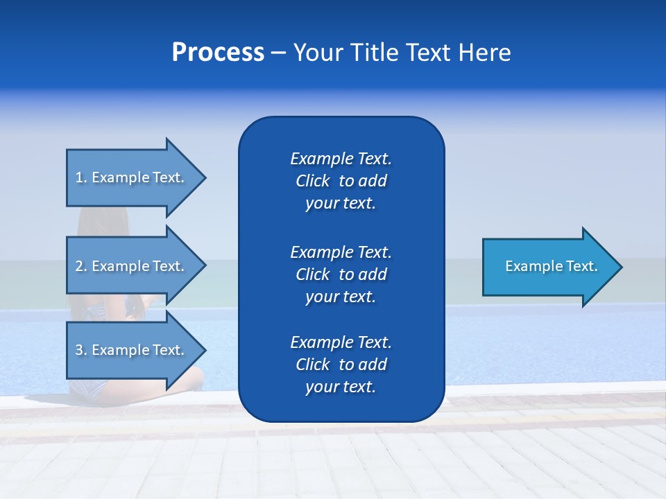 Ocean Beautiful White PowerPoint Template