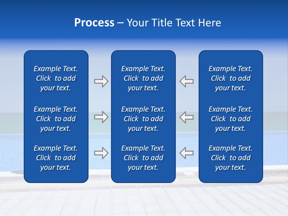 Ocean Beautiful White PowerPoint Template