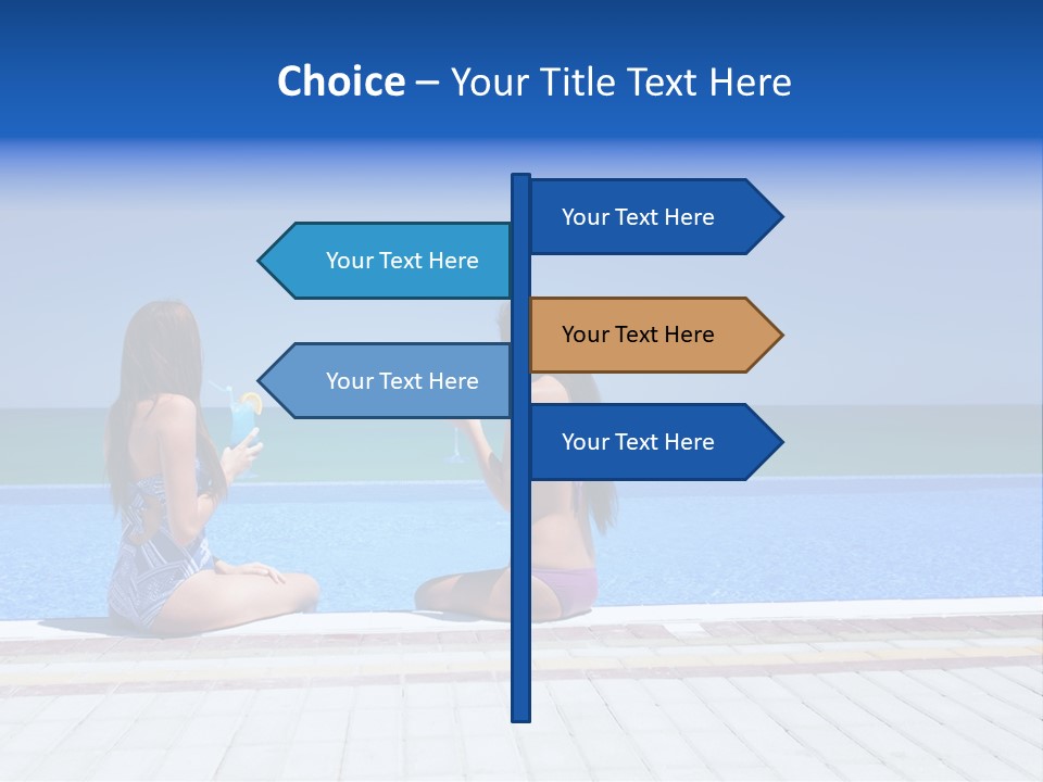 Ocean Beautiful White PowerPoint Template