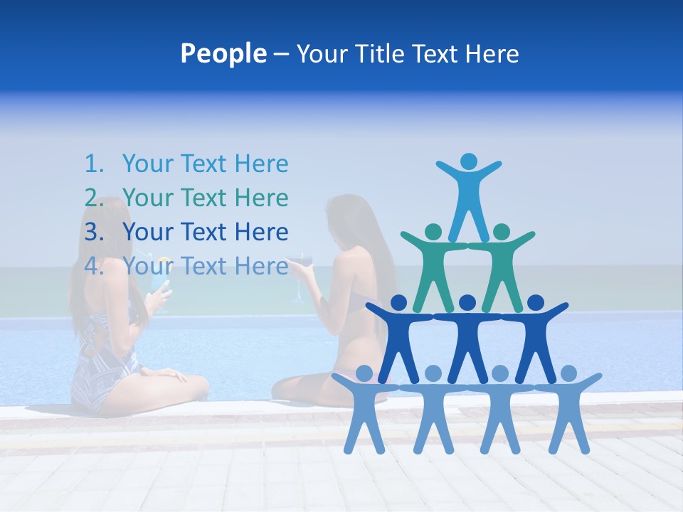 Ocean Beautiful White PowerPoint Template