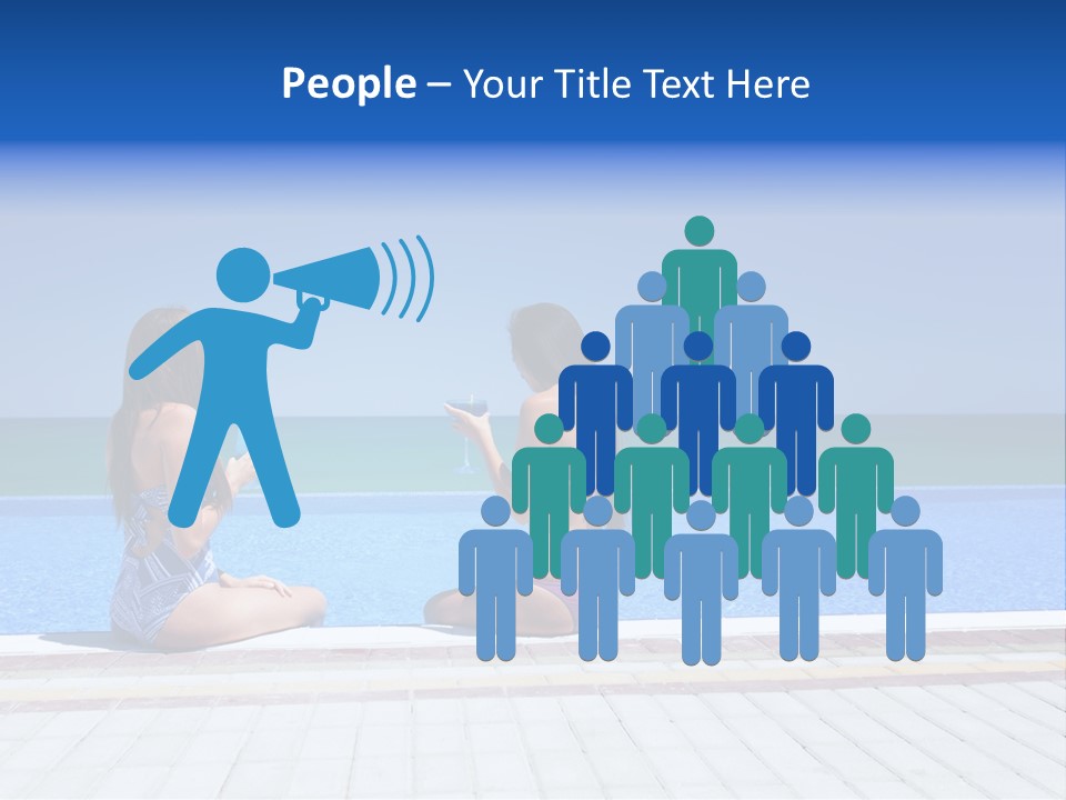 Ocean Beautiful White PowerPoint Template