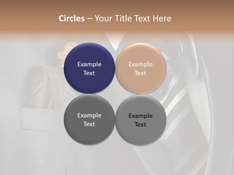 Job Person Suit PowerPoint Template