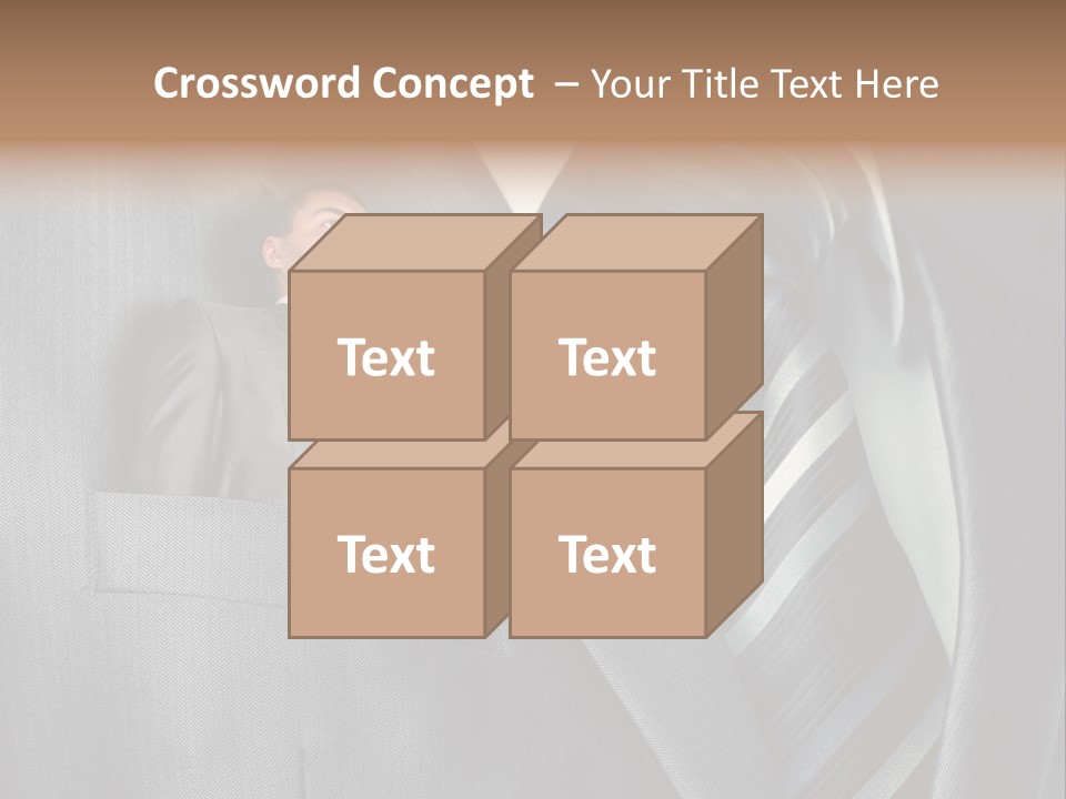 Job Person Suit PowerPoint Template