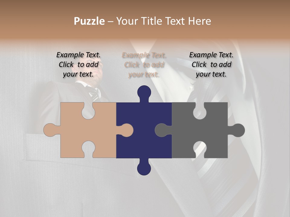 Job Person Suit PowerPoint Template