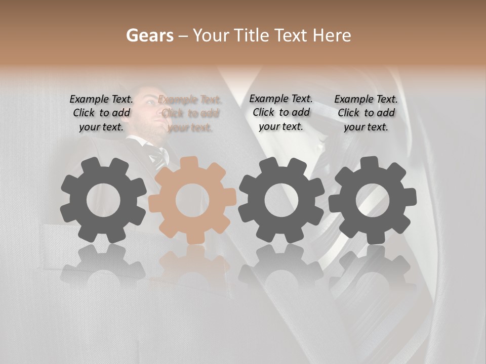 Job Person Suit PowerPoint Template