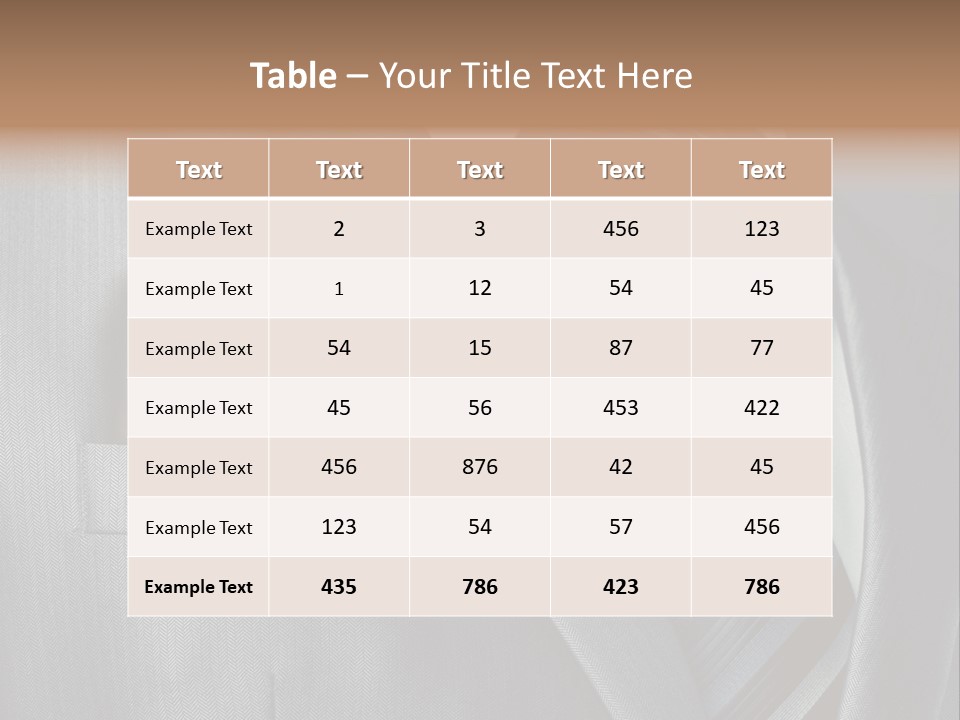 Job Person Suit PowerPoint Template