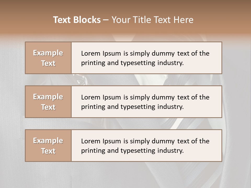 Job Person Suit PowerPoint Template
