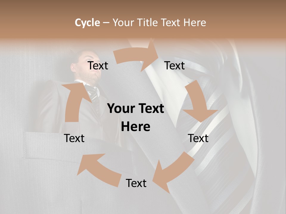 Job Person Suit PowerPoint Template