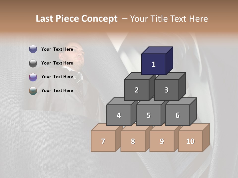 Job Person Suit PowerPoint Template