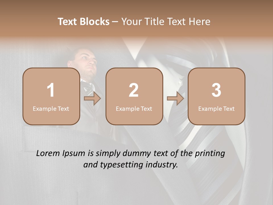 Job Person Suit PowerPoint Template