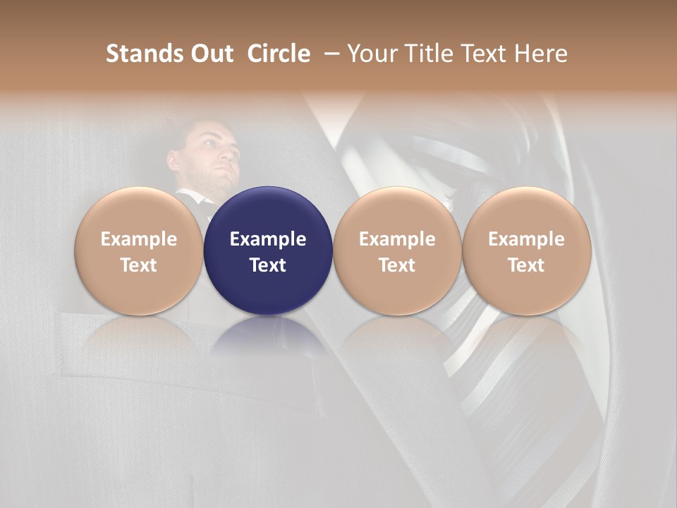 Job Person Suit PowerPoint Template