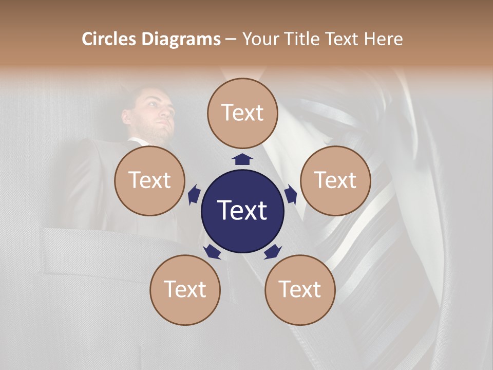 Job Person Suit PowerPoint Template