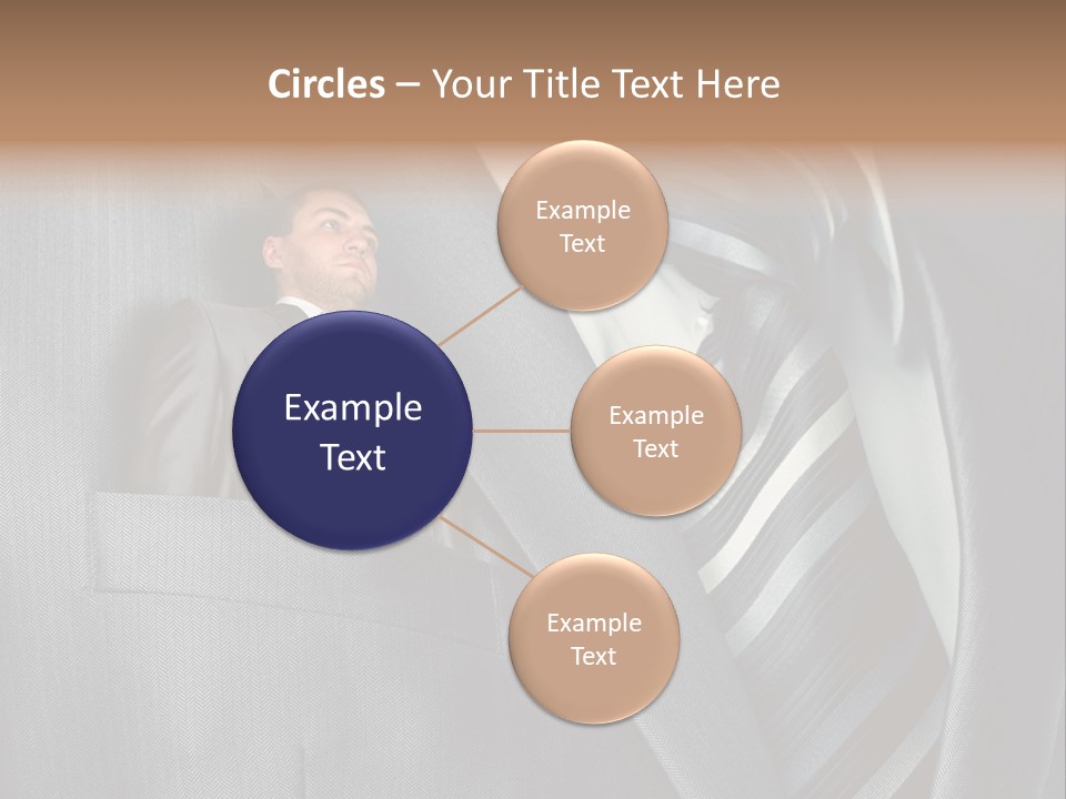 Job Person Suit PowerPoint Template