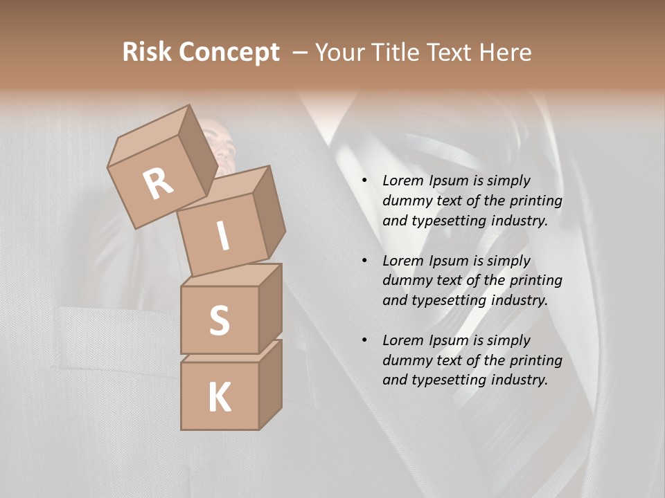 Job Person Suit PowerPoint Template