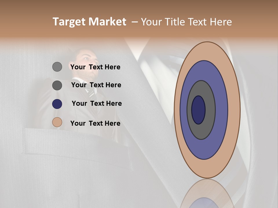 Job Person Suit PowerPoint Template