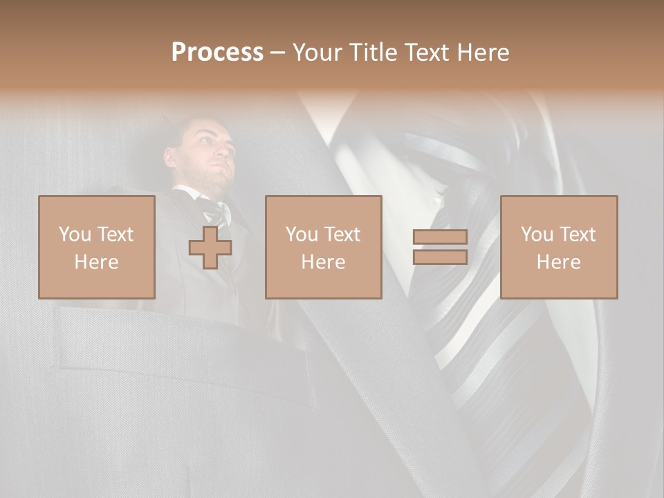 Job Person Suit PowerPoint Template