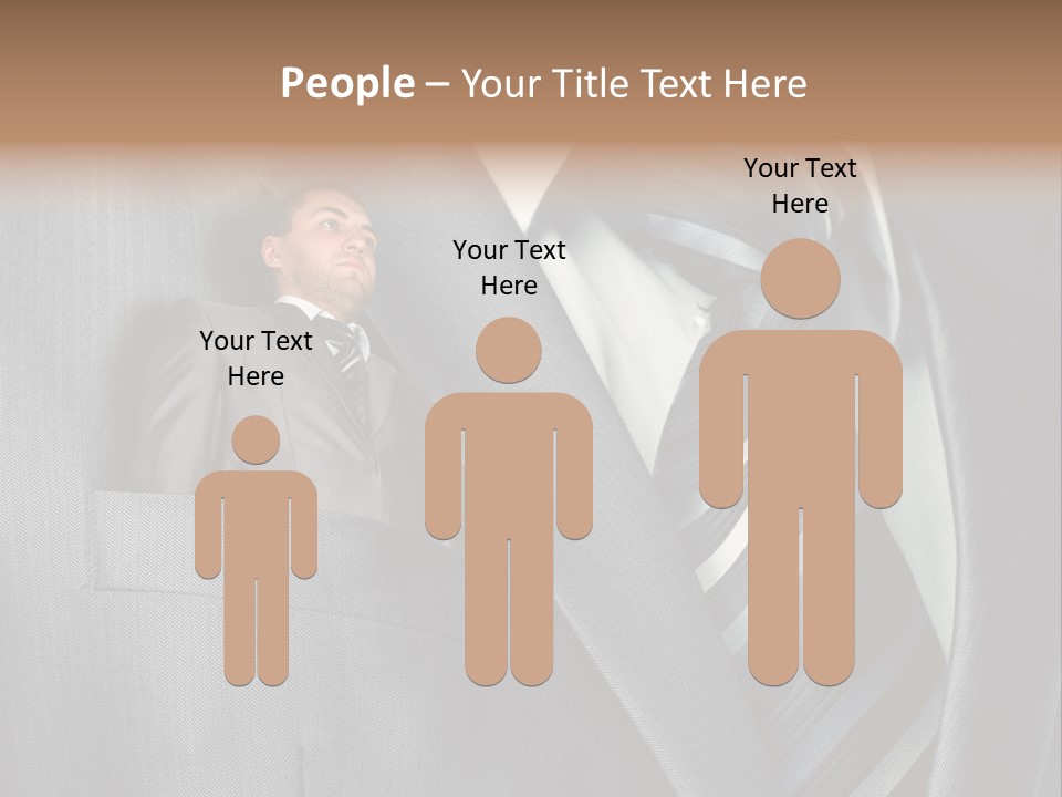 Job Person Suit PowerPoint Template