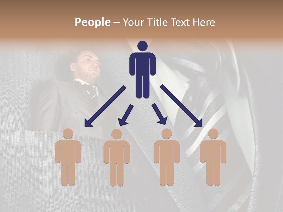 Job Person Suit PowerPoint Template