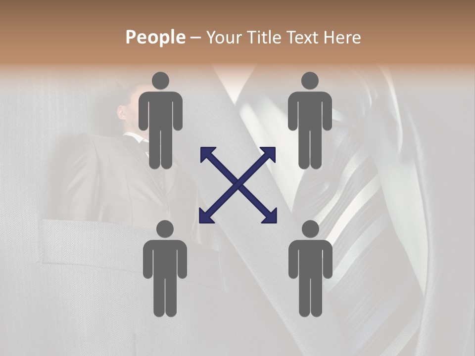 Job Person Suit PowerPoint Template