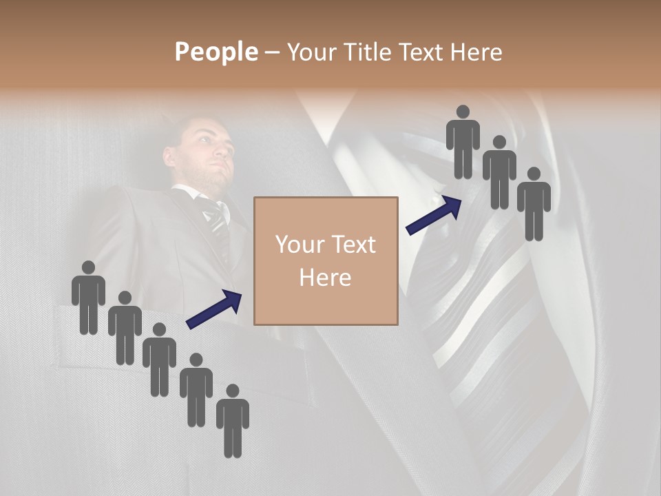 Job Person Suit PowerPoint Template